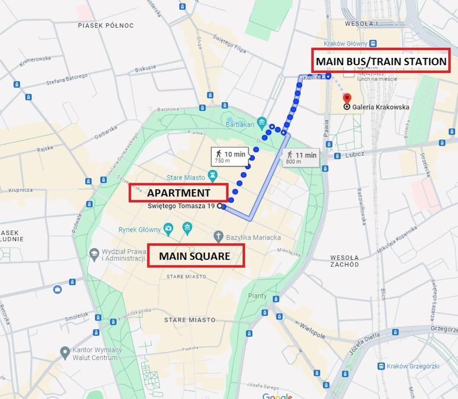 Prime Location Apartment Cracovia Esterno foto